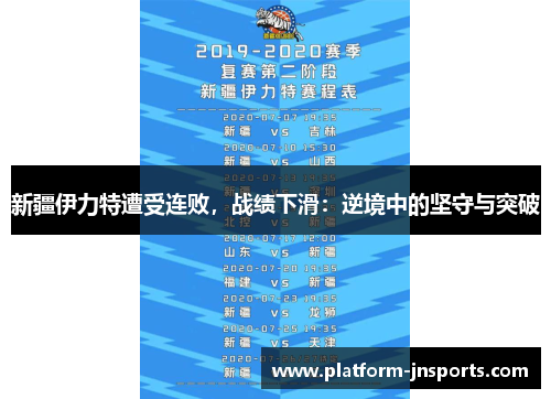新疆伊力特遭受连败，战绩下滑：逆境中的坚守与突破